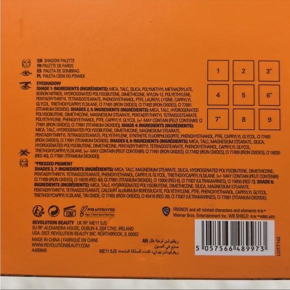 REVOLUTION Makeup x Friends You Love Me Mini Shadow Palette Turkey - Picture 5 of 6